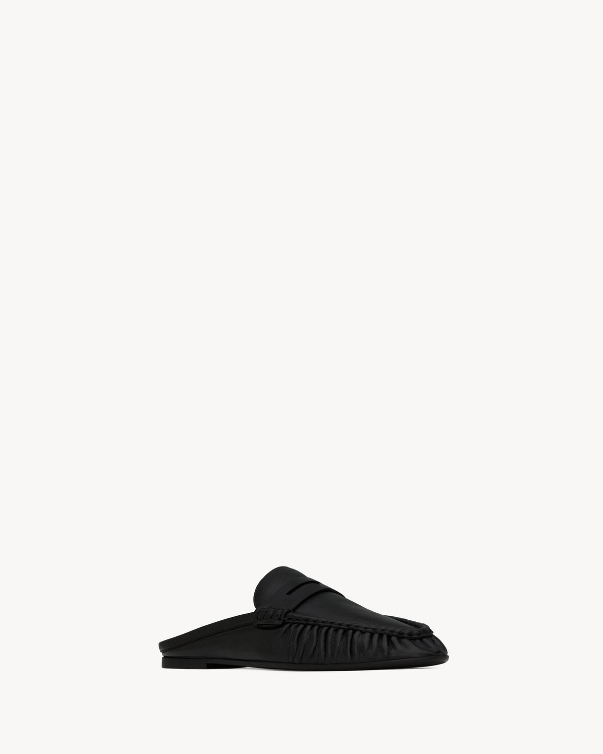 Saint Laurent Le Loafer Mules De Piel Lisa