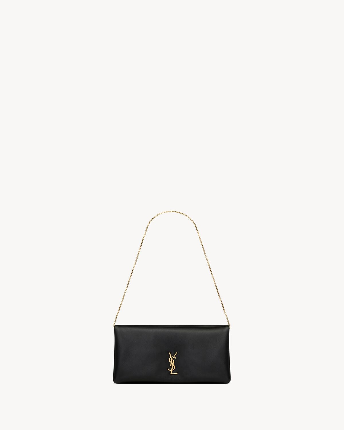 Saint Laurent minibolso calypso de piel de cordero