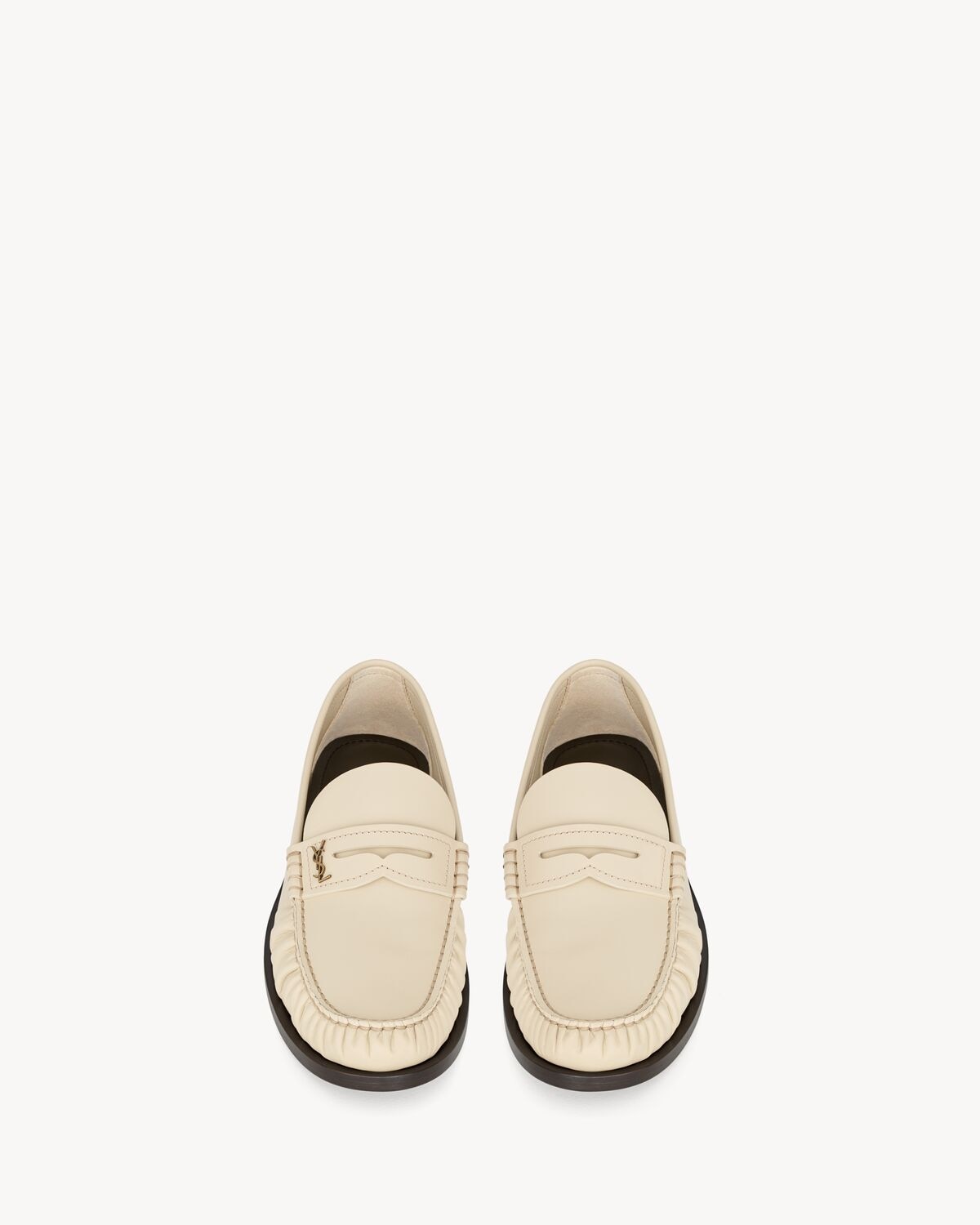 Saint Laurent mocasines laurent de piel lisa