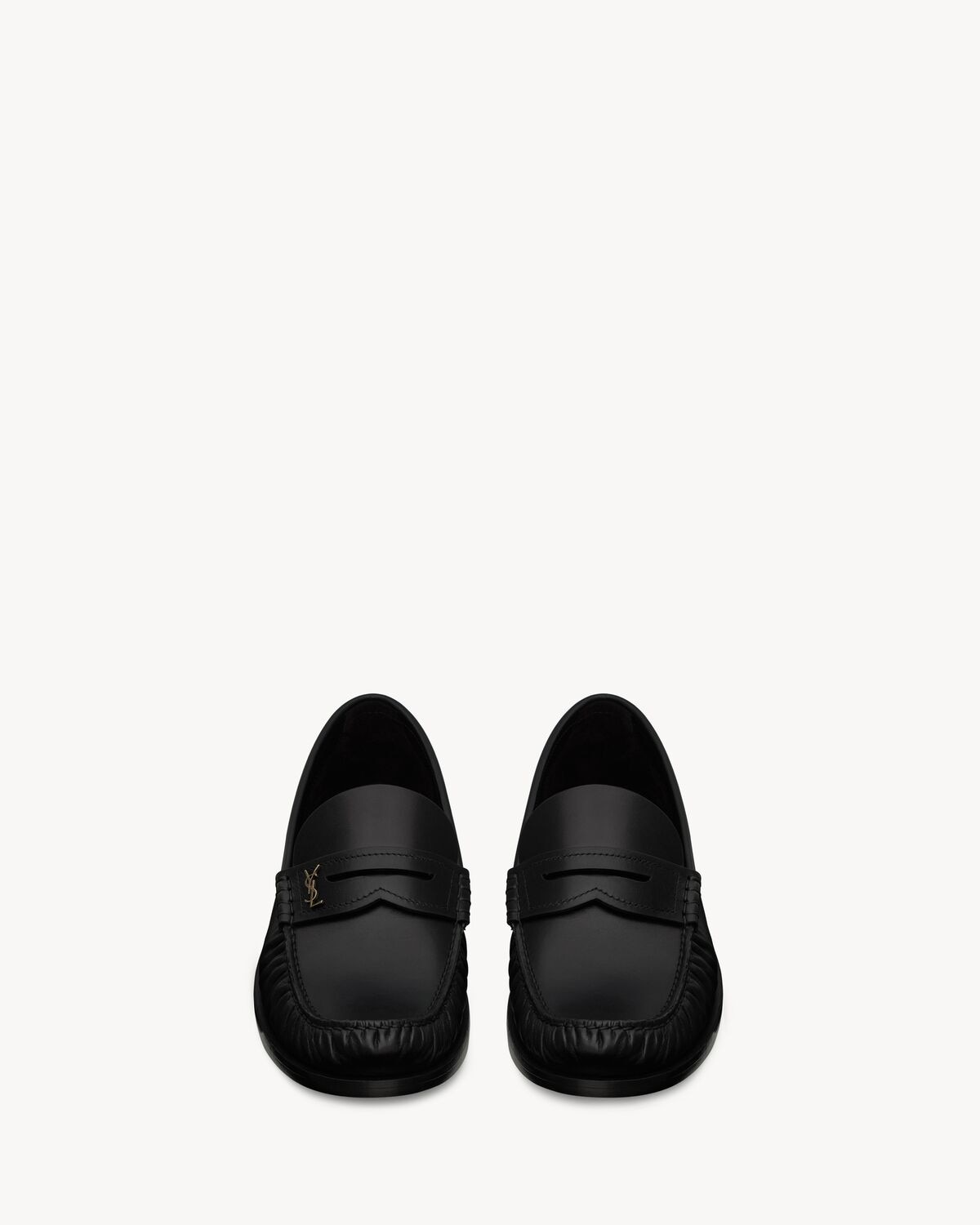 Saint Laurent mocasines laurent de piel lisa