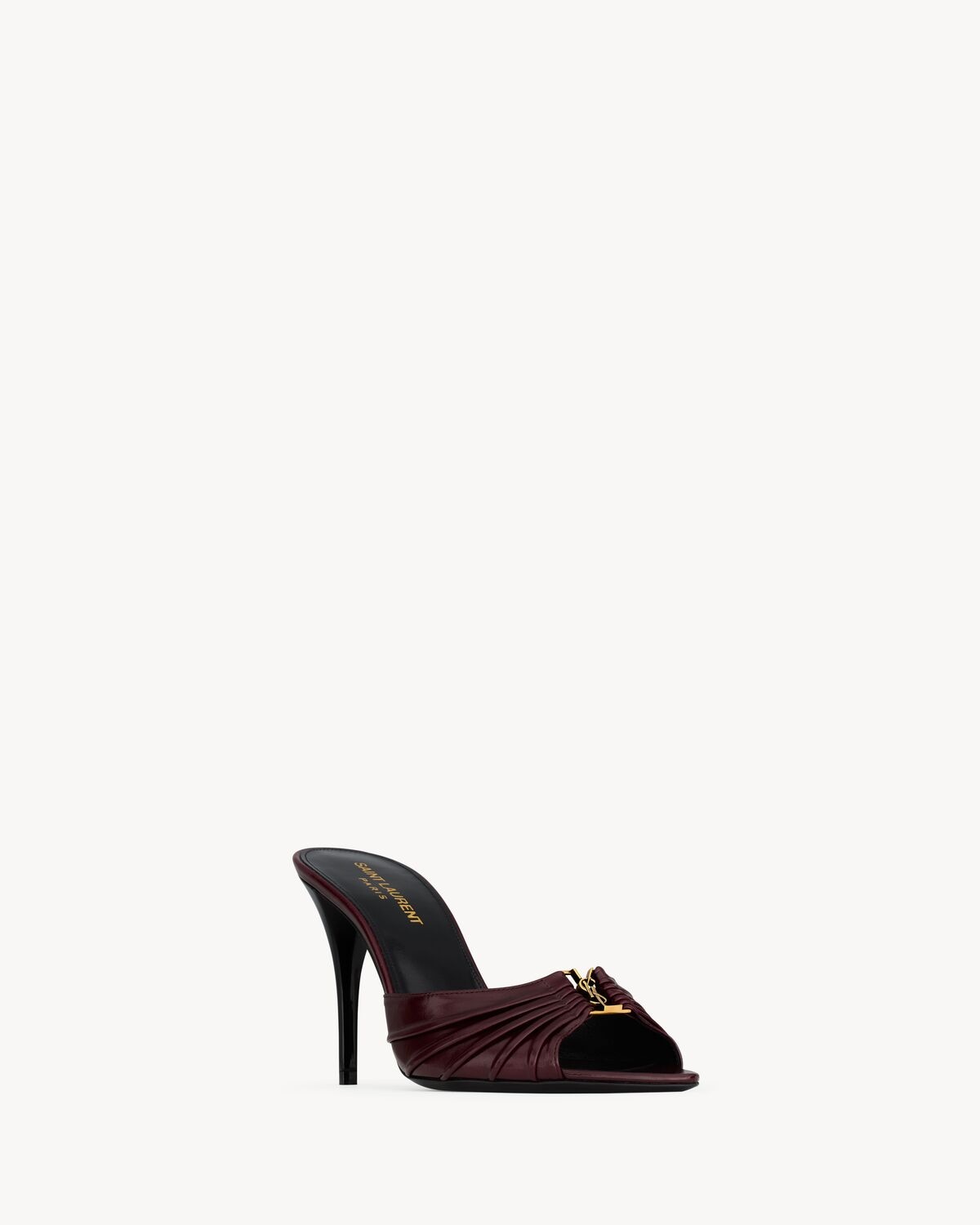 Saint Laurent Mules Babylone De Piel Lisa