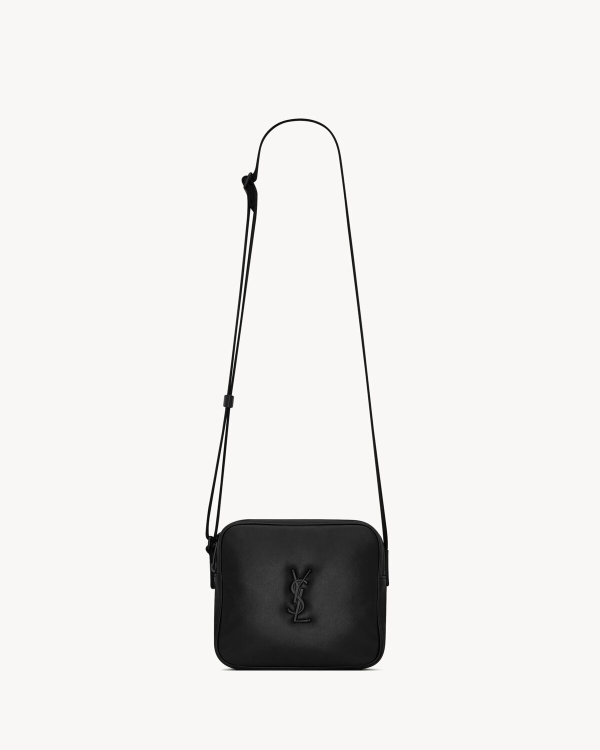 Saint Laurent niki camera bag de piel lisa