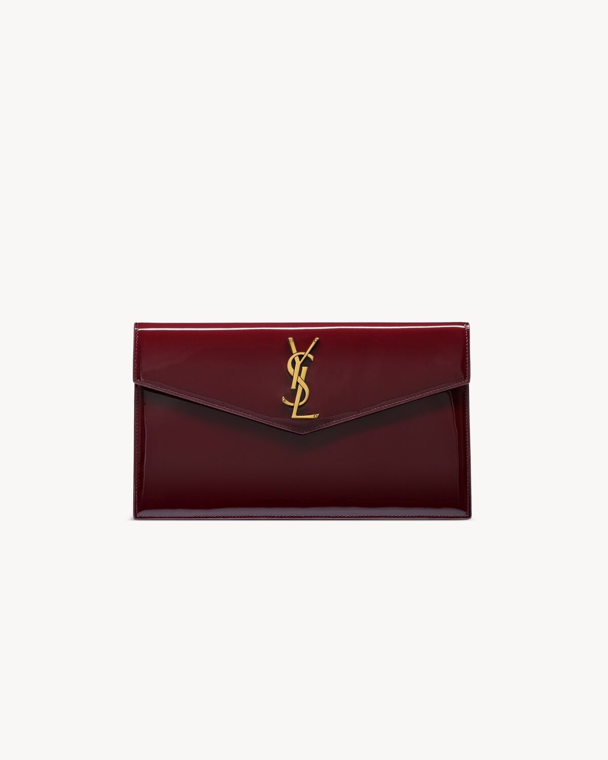 Saint Laurent pochette uptown de charol