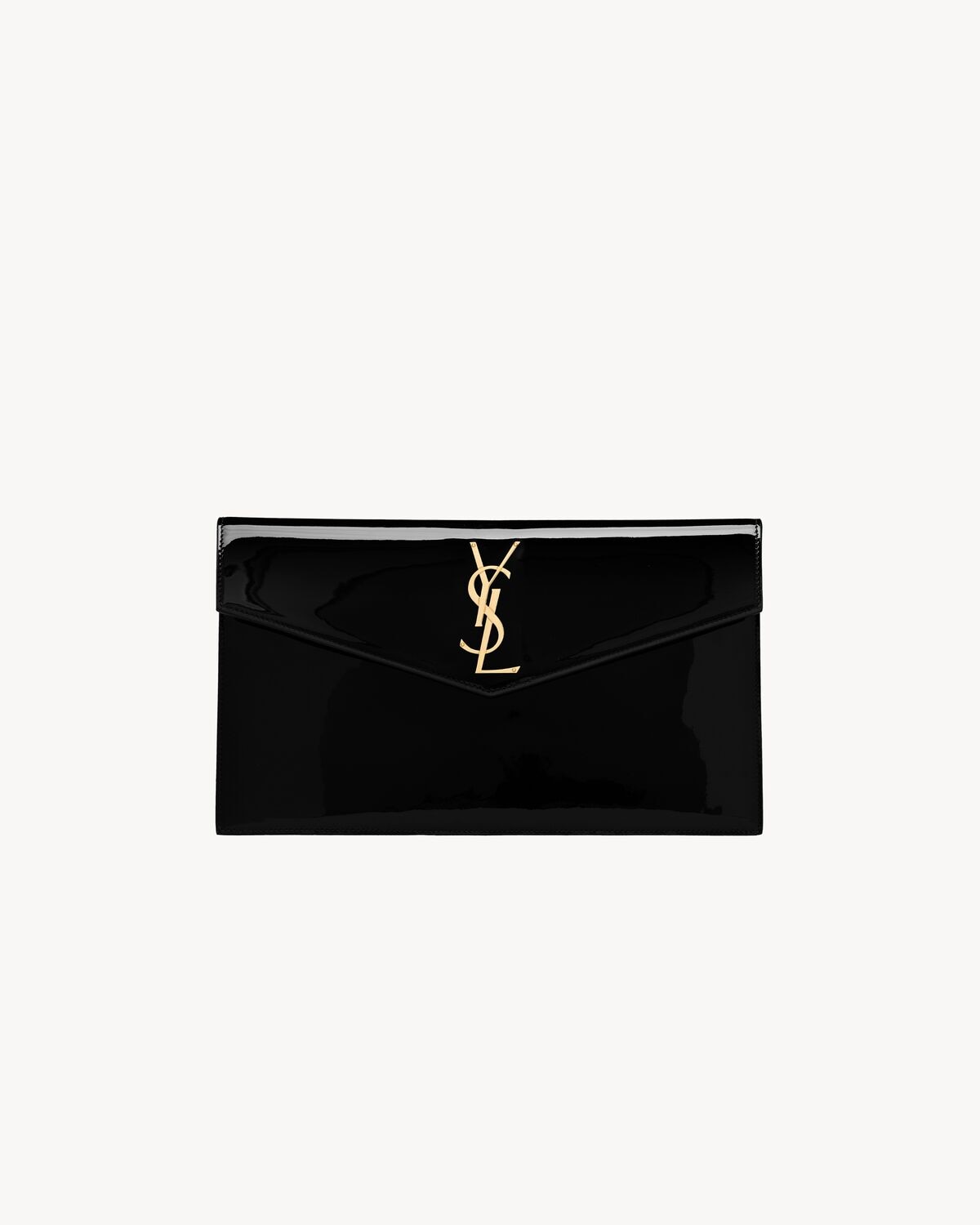 Saint Laurent pochette uptown de charol