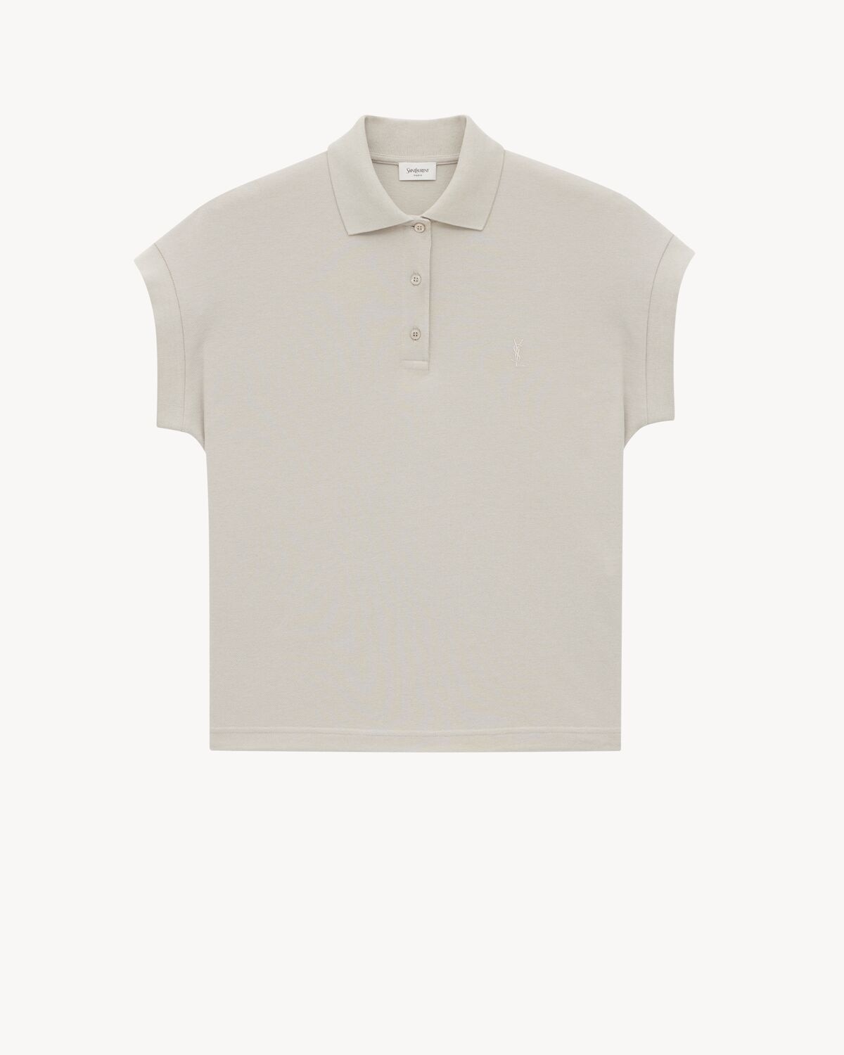 Saint Laurent polo cassandre de piqué