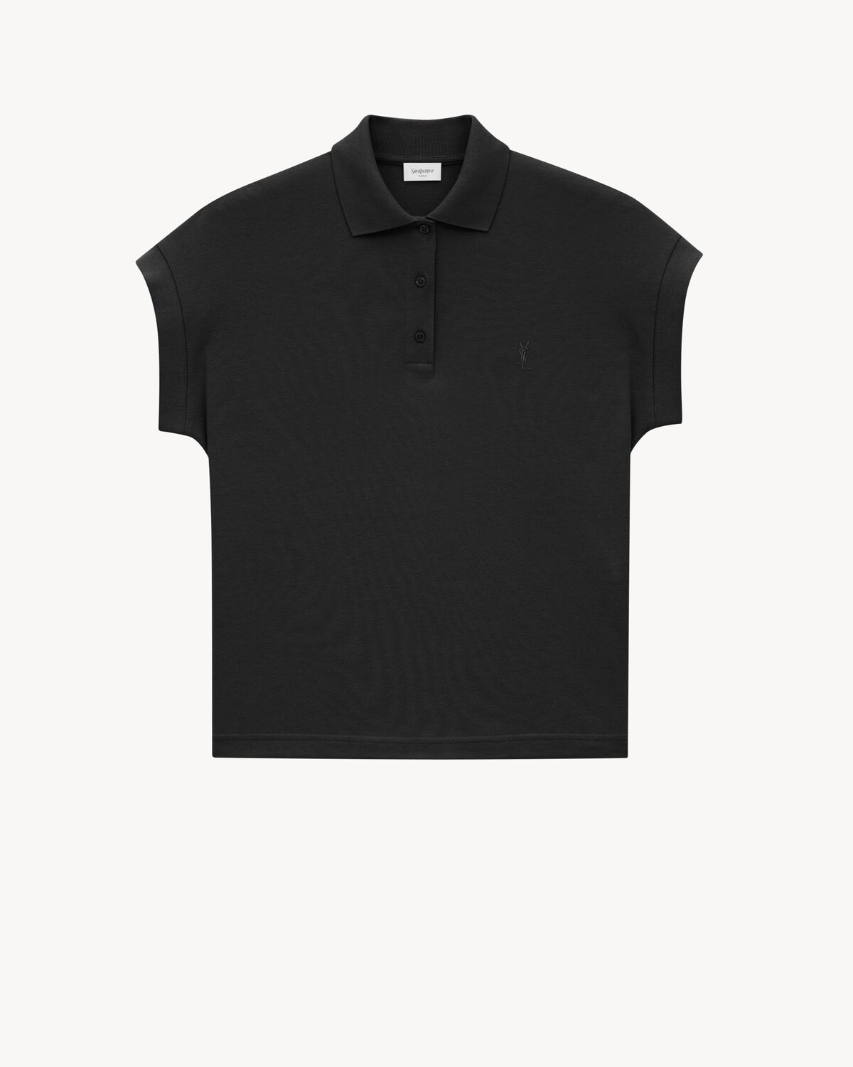 Saint Laurent polo cassandre de piqué