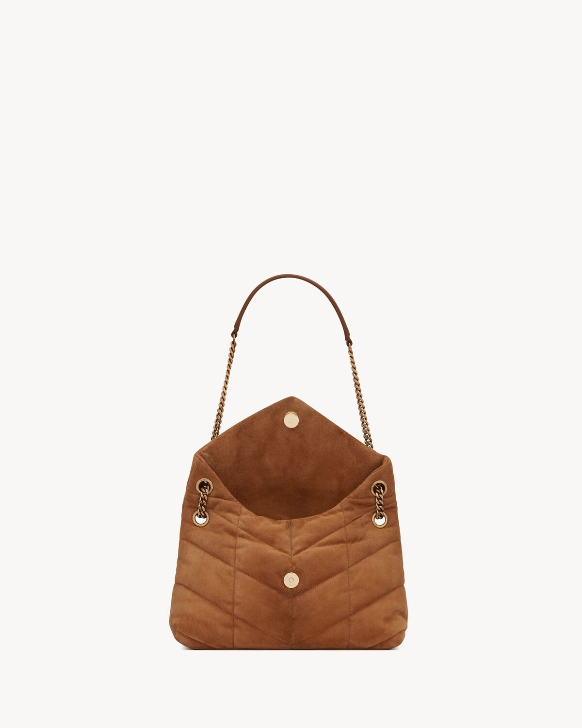 Saint Laurent Puffer Pequeño De Ante