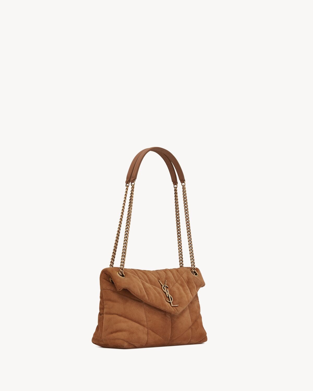 Saint Laurent Puffer Pequeño De Ante