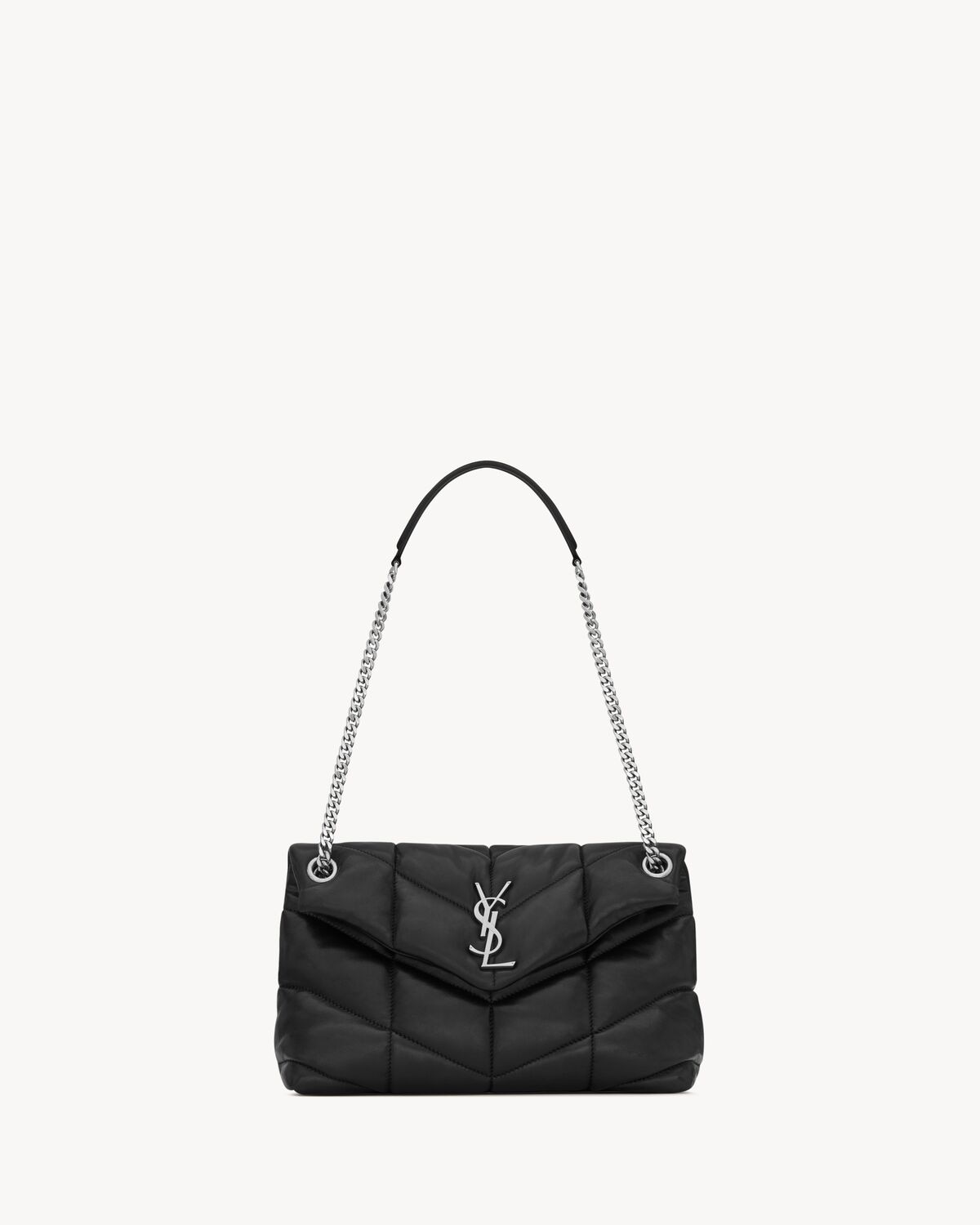 Saint Laurent puffer pequeño de napa acolchada