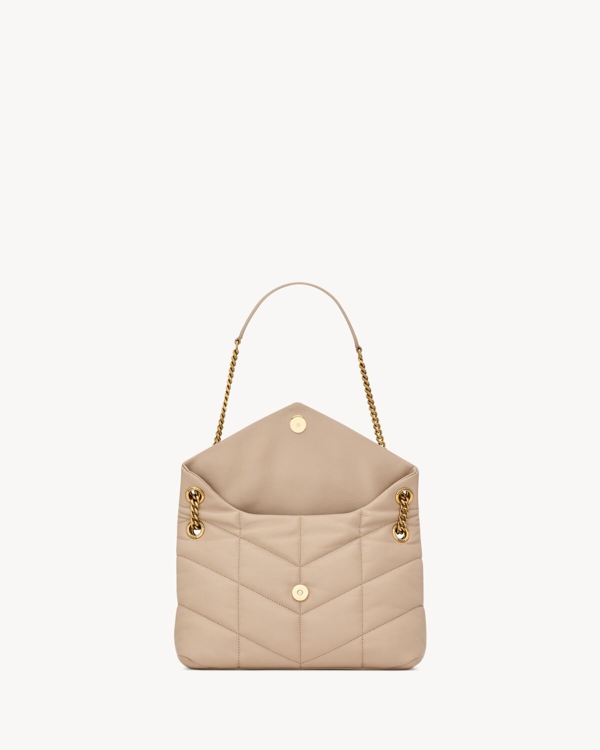 Saint Laurent Puffer Small De Napa Acolchada