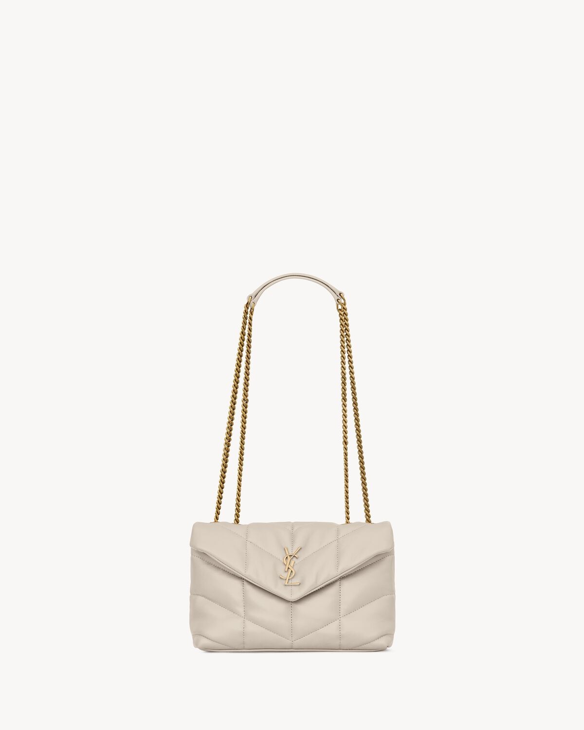 Saint Laurent puffer toy de piel de cordero