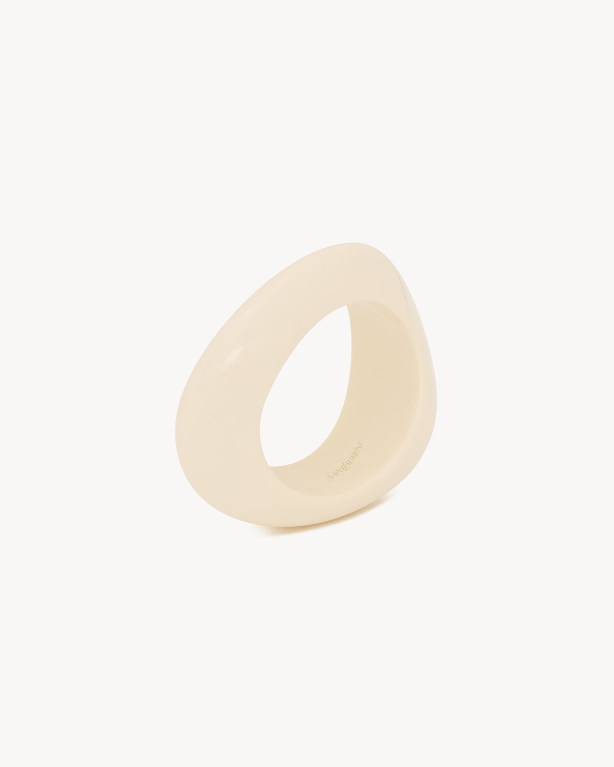 Saint Laurent pulsera rígida orgánica de resina