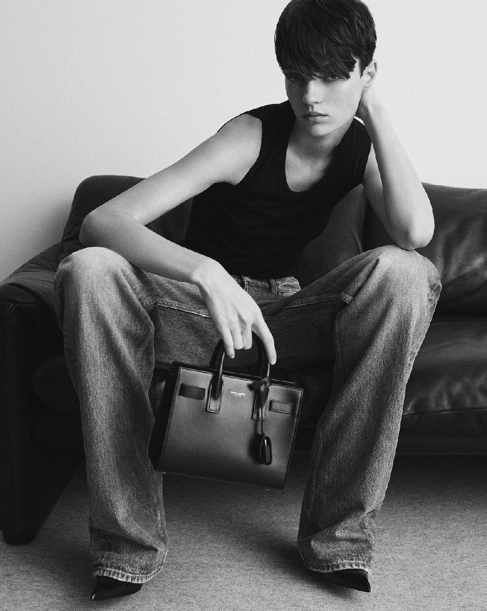 Saint Laurent Sac De Jour De Piel Lisa - Nano