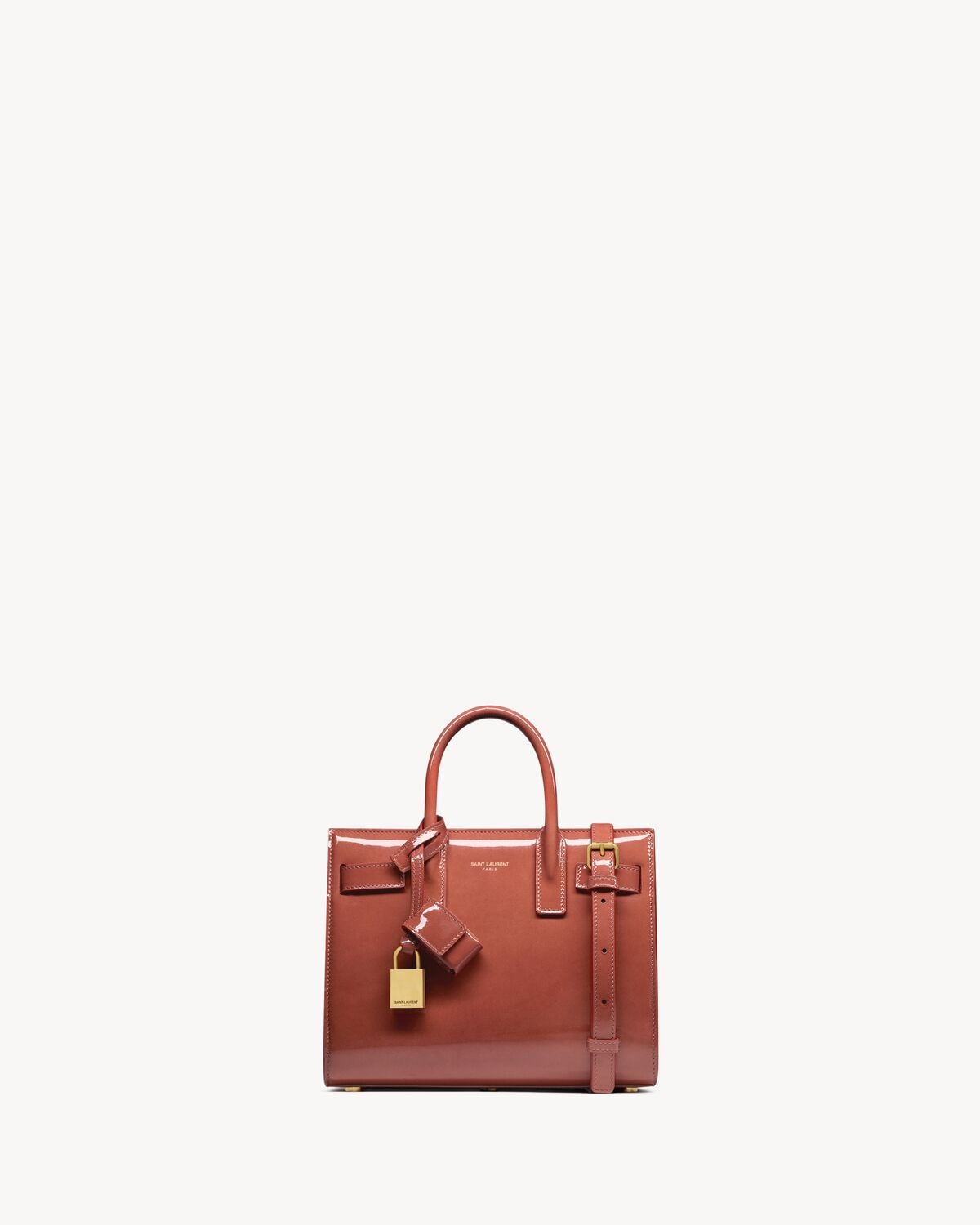Saint Laurent sac de jour nano de charol