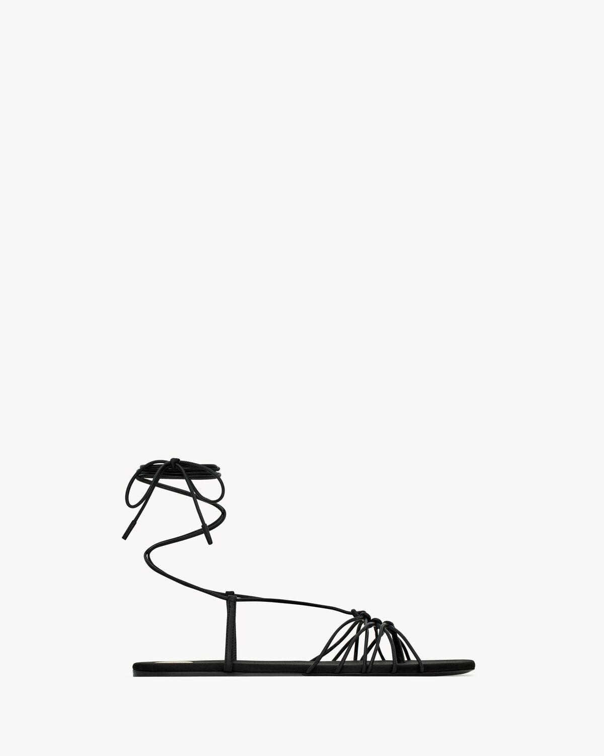 Saint Laurent Sandalias Babylone De Piel Lisa