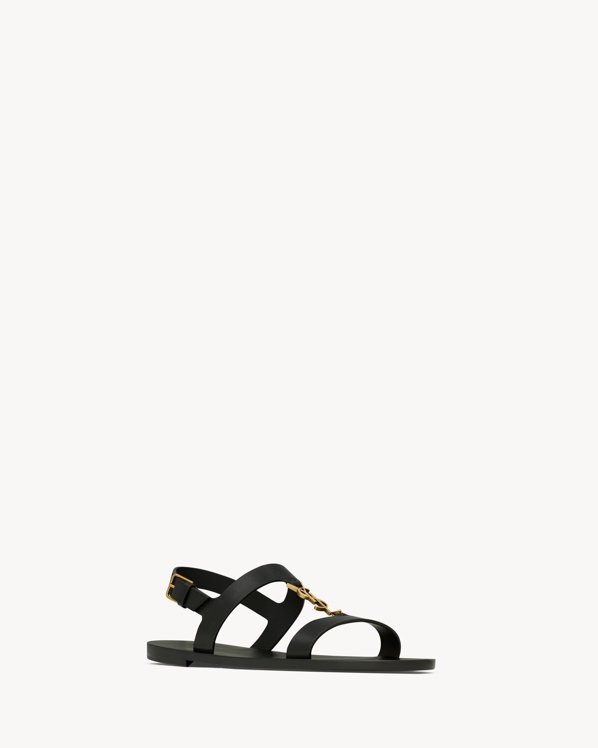 Saint Laurent Sandalias Cassandre De Piel Lisa