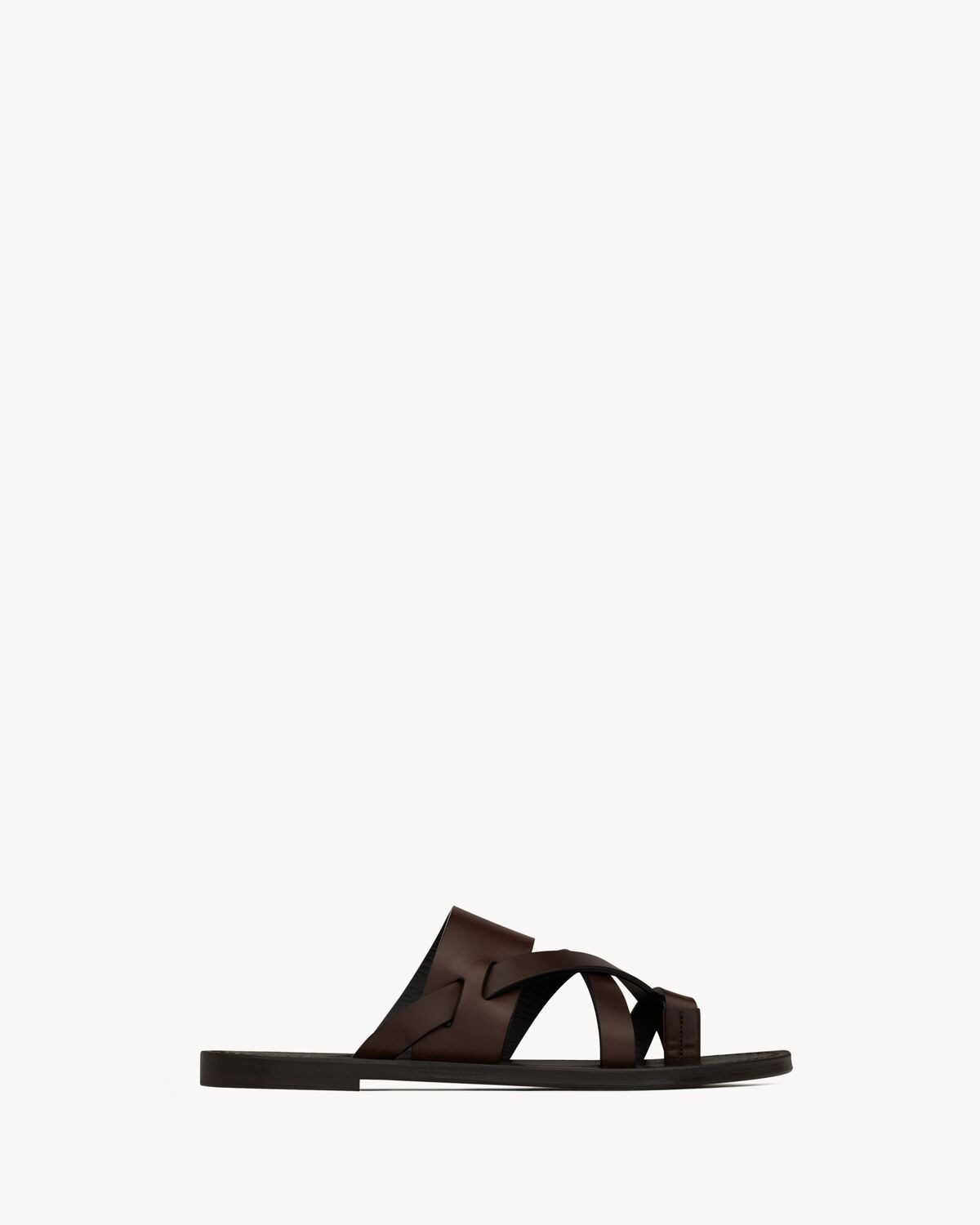 Saint Laurent Sandalias Culver De Piel Lisa