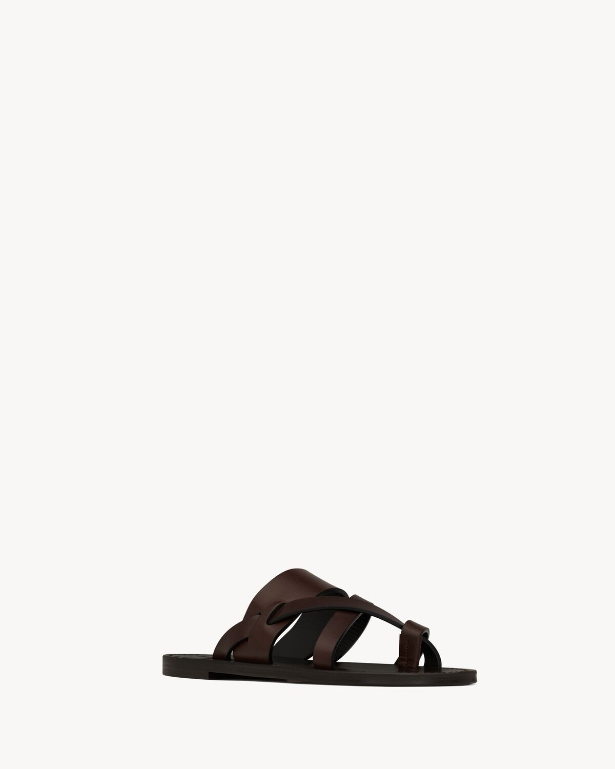 Saint Laurent Sandalias Culver De Piel Lisa