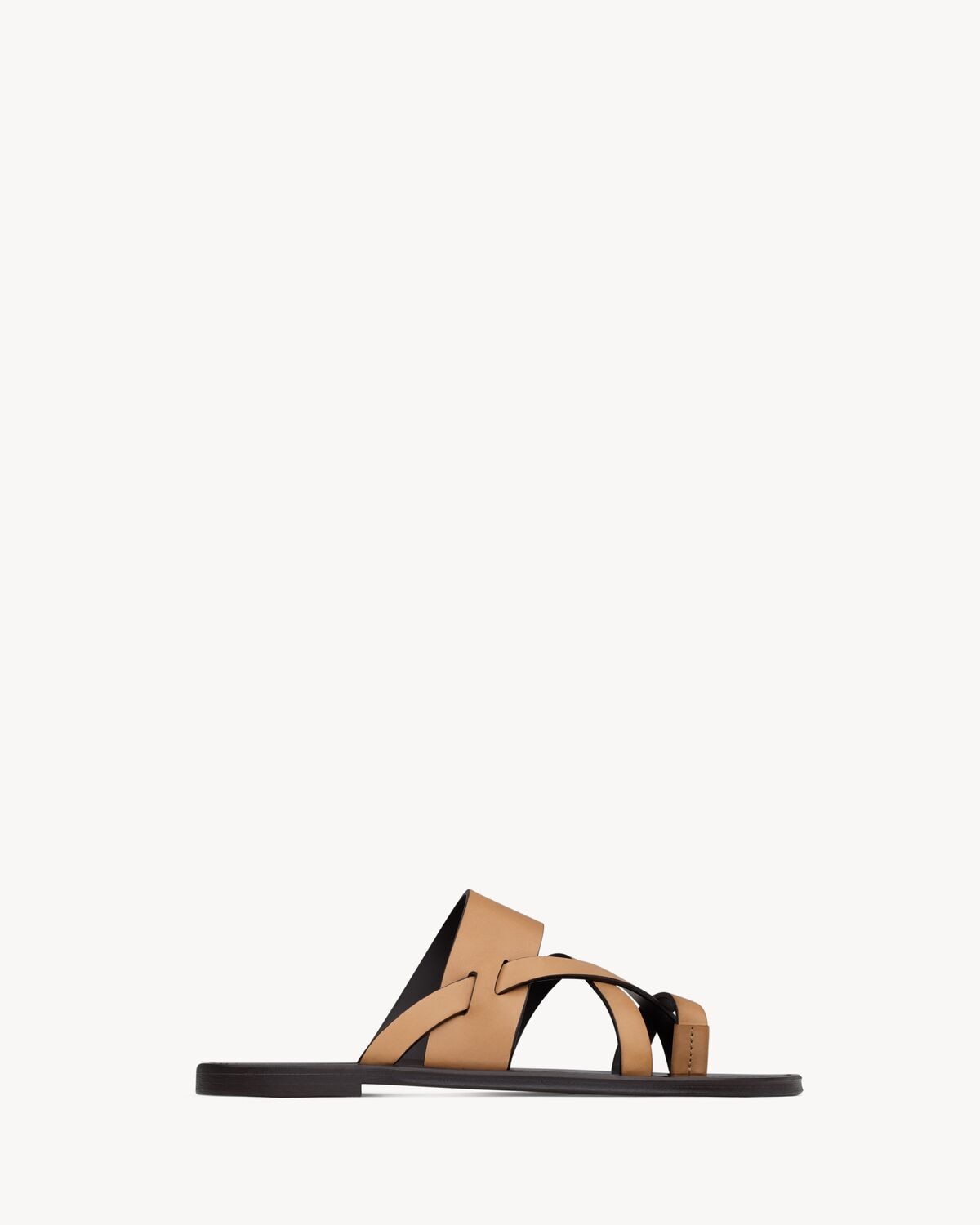 Saint Laurent Sandalias Culver De Piel Lisa