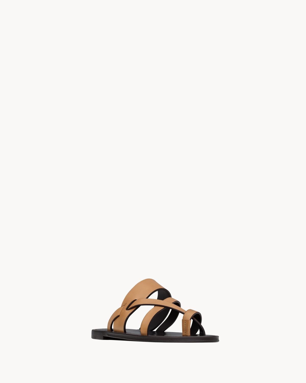 Saint Laurent Sandalias Culver De Piel Lisa