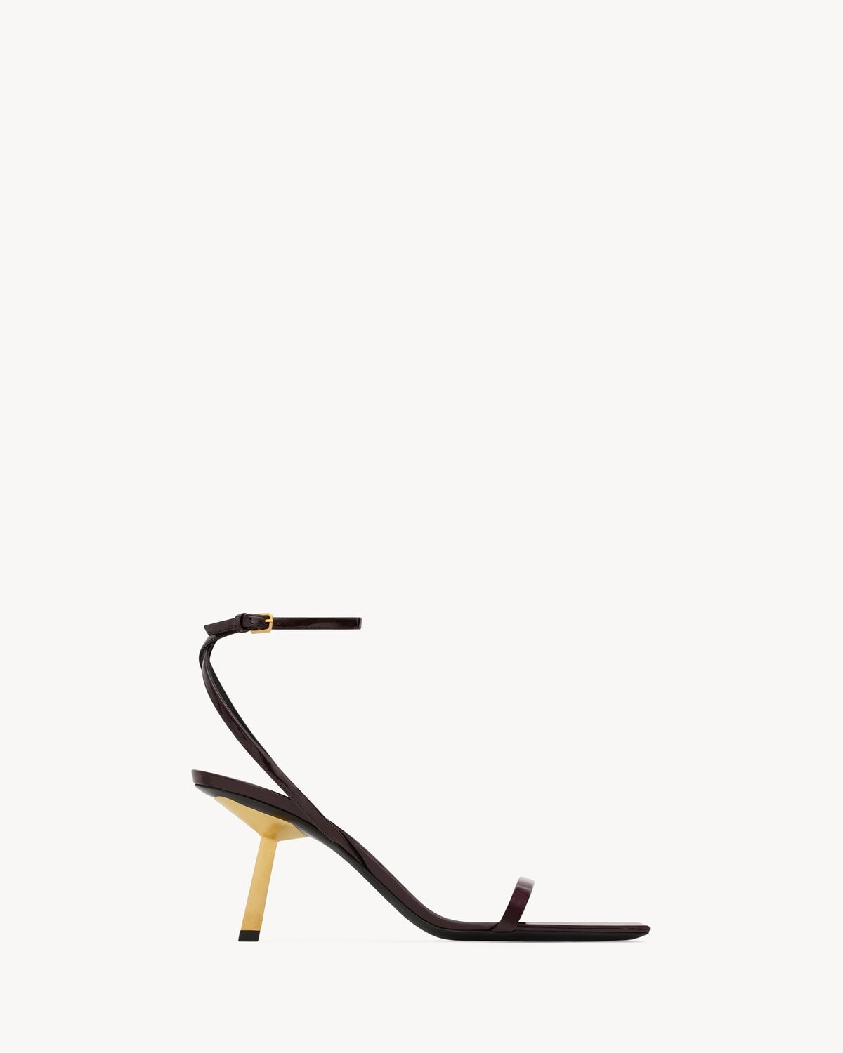 Saint Laurent sandalias lee de charol