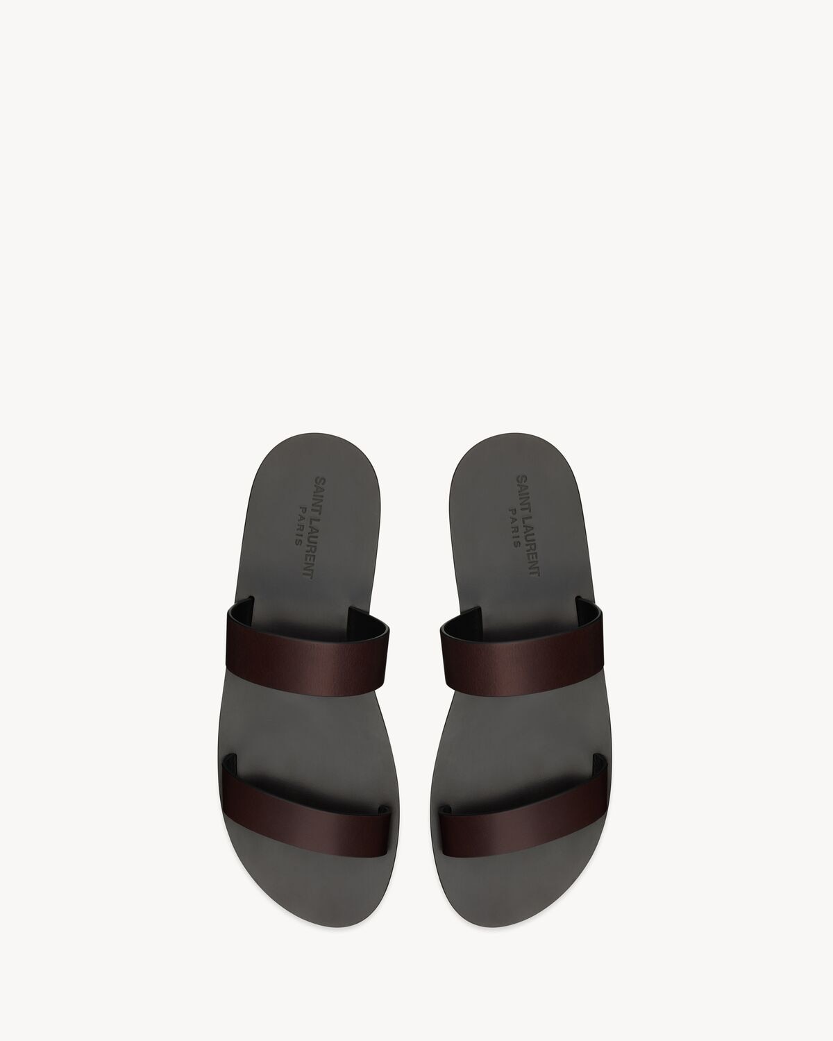 Saint Laurent sandalias pepe de piel lisa