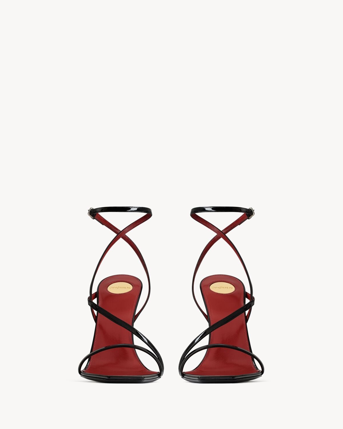 Saint Laurent Sandalias Zora De Charol