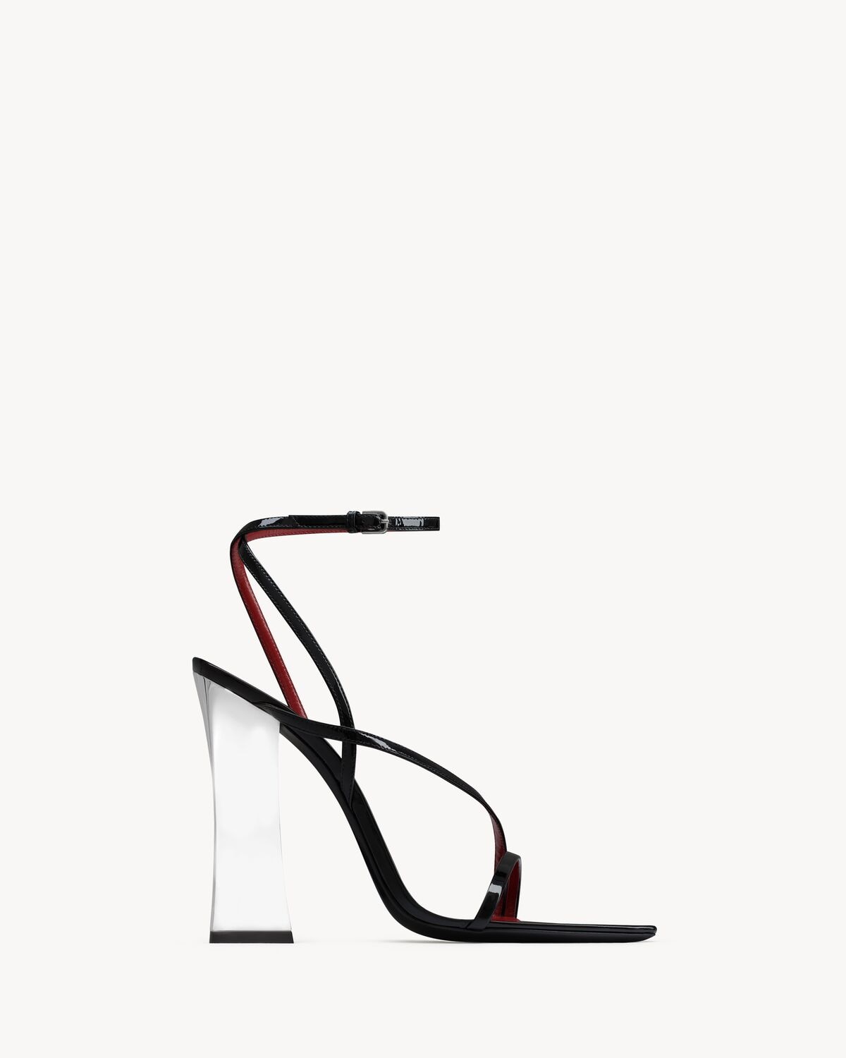 Saint Laurent sandalias zora de charol