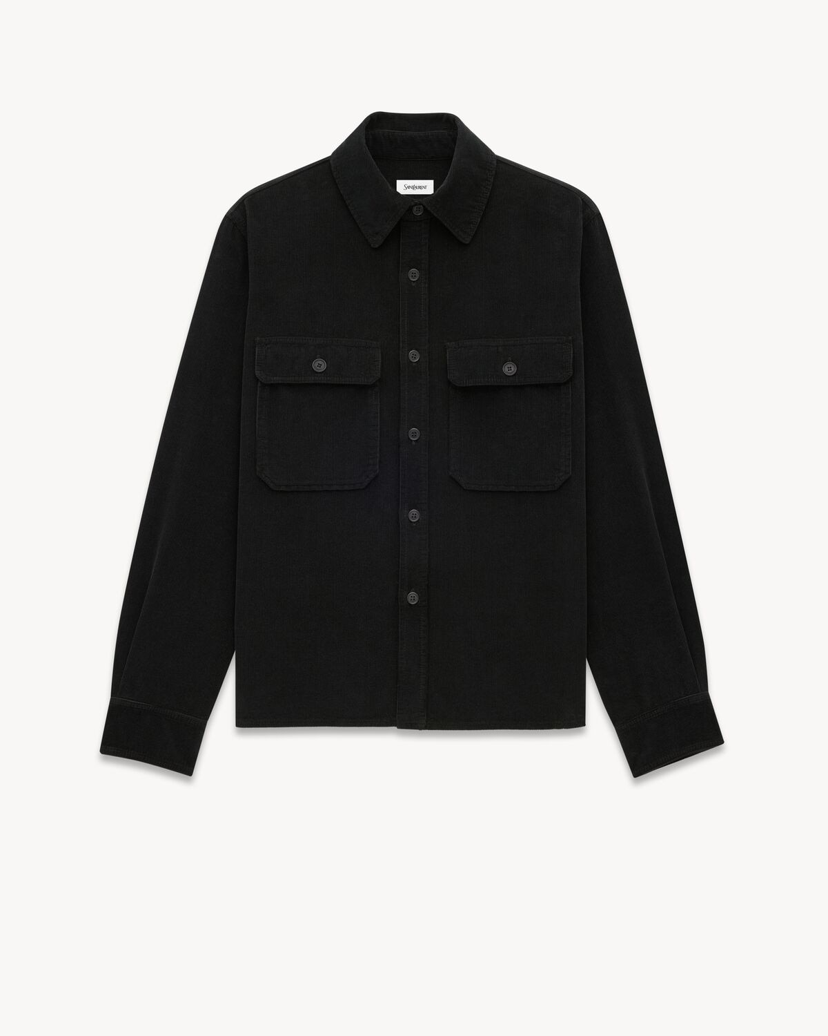 Saint Laurent sobrecamisa de pana