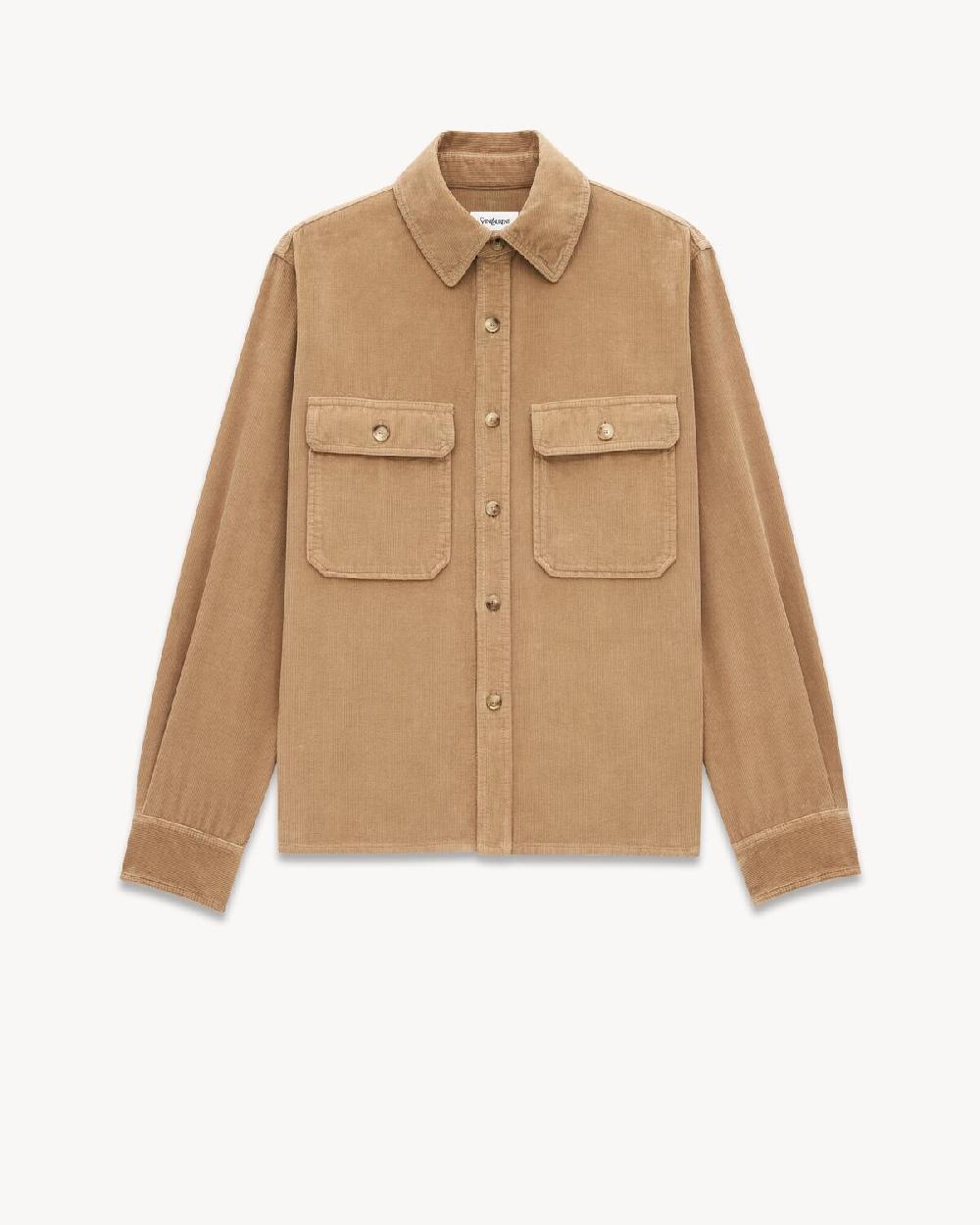 Saint Laurent sobrecamisa en pana