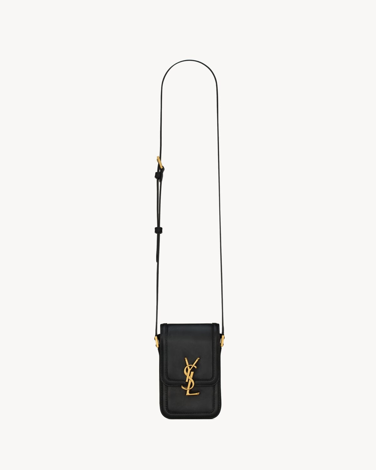 Saint Laurent solferino mini de piel lisa