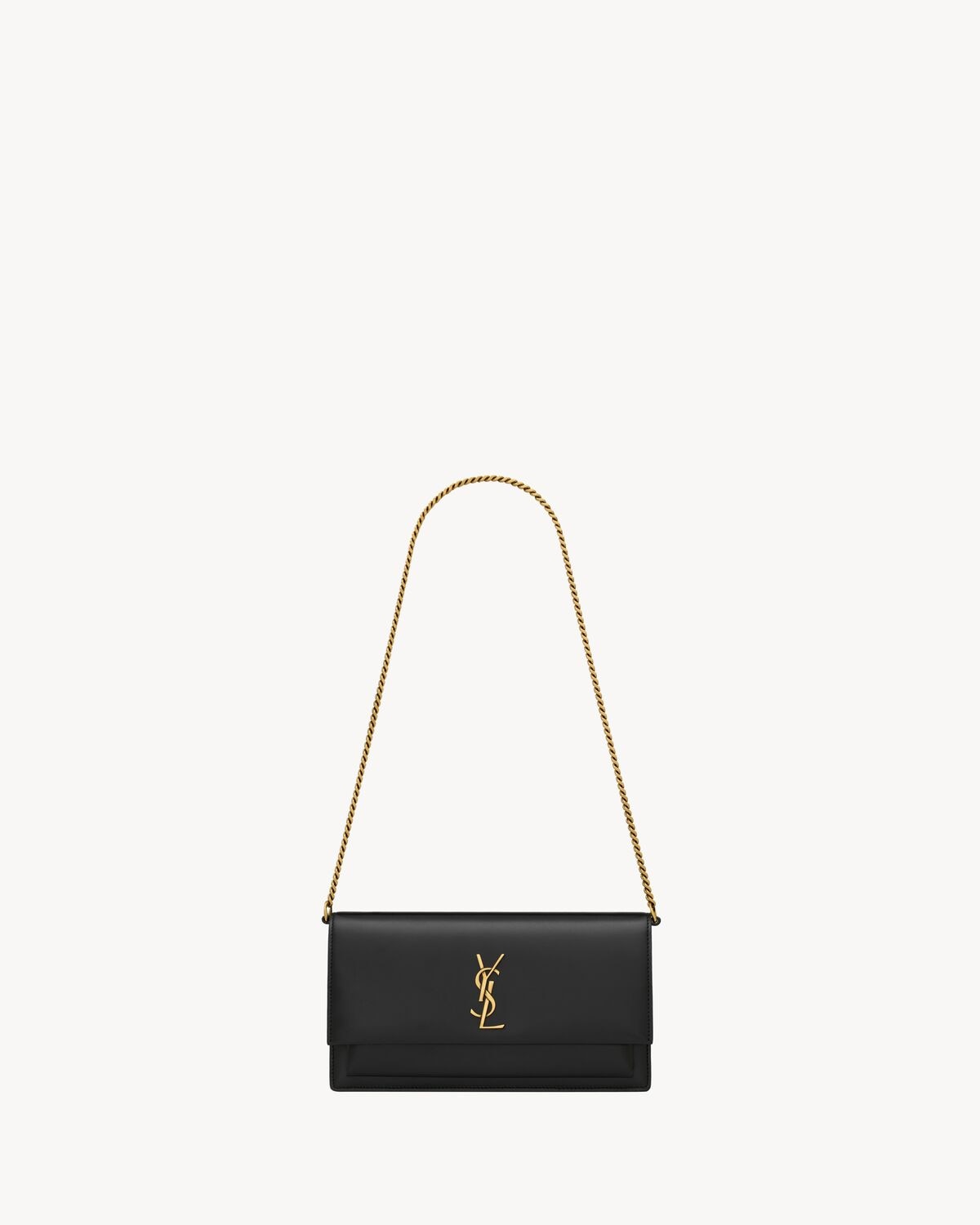 Saint Laurent sunset pochette de piel box