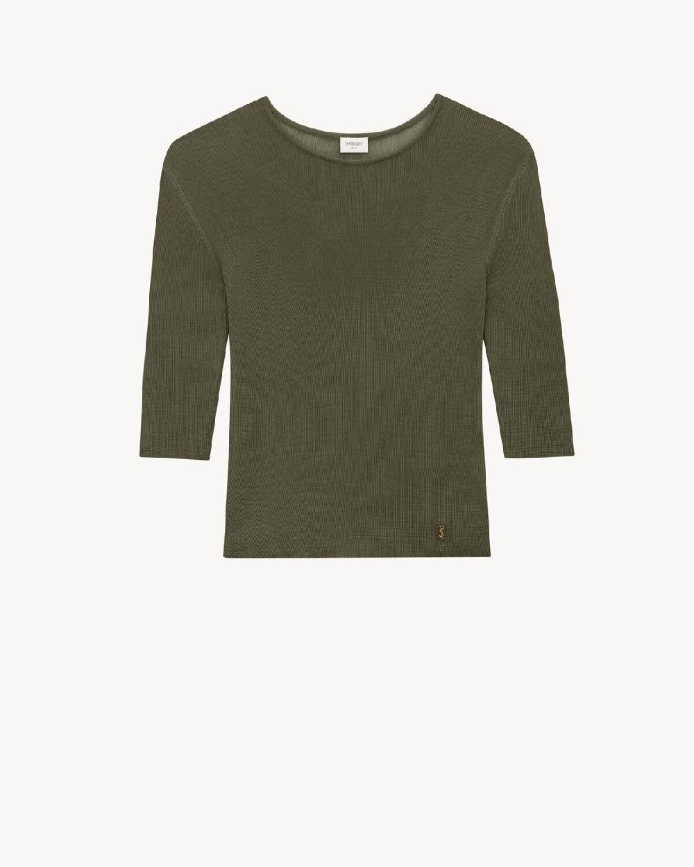 Saint Laurent top de punto cassandre