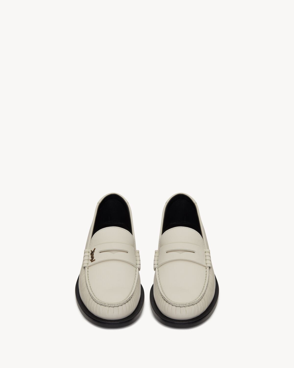Saint Laurent slippers-mocasines le loafer de piel lisa