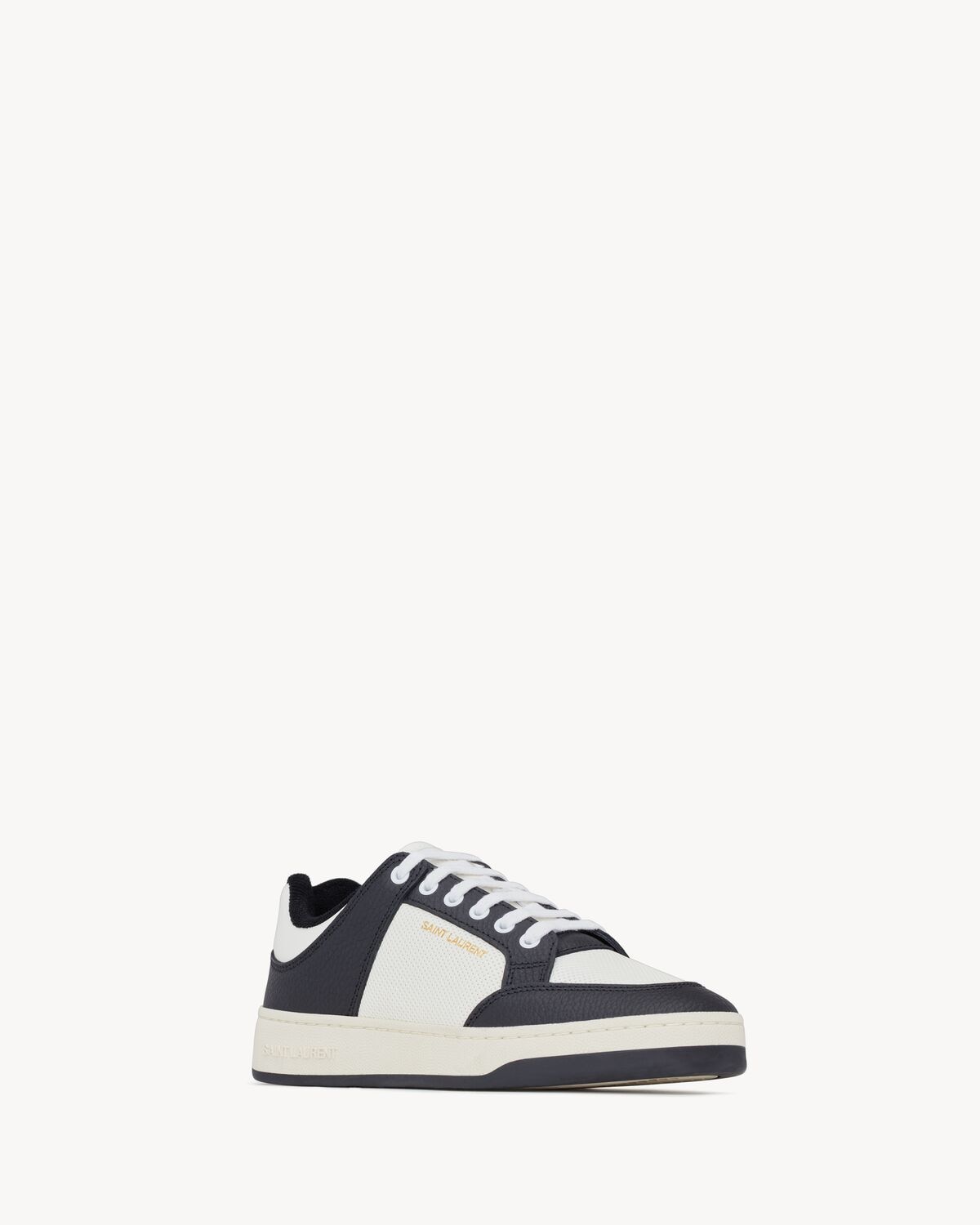 Saint Laurent Sneakers Bajas Sl/61 De Piel Perforada
