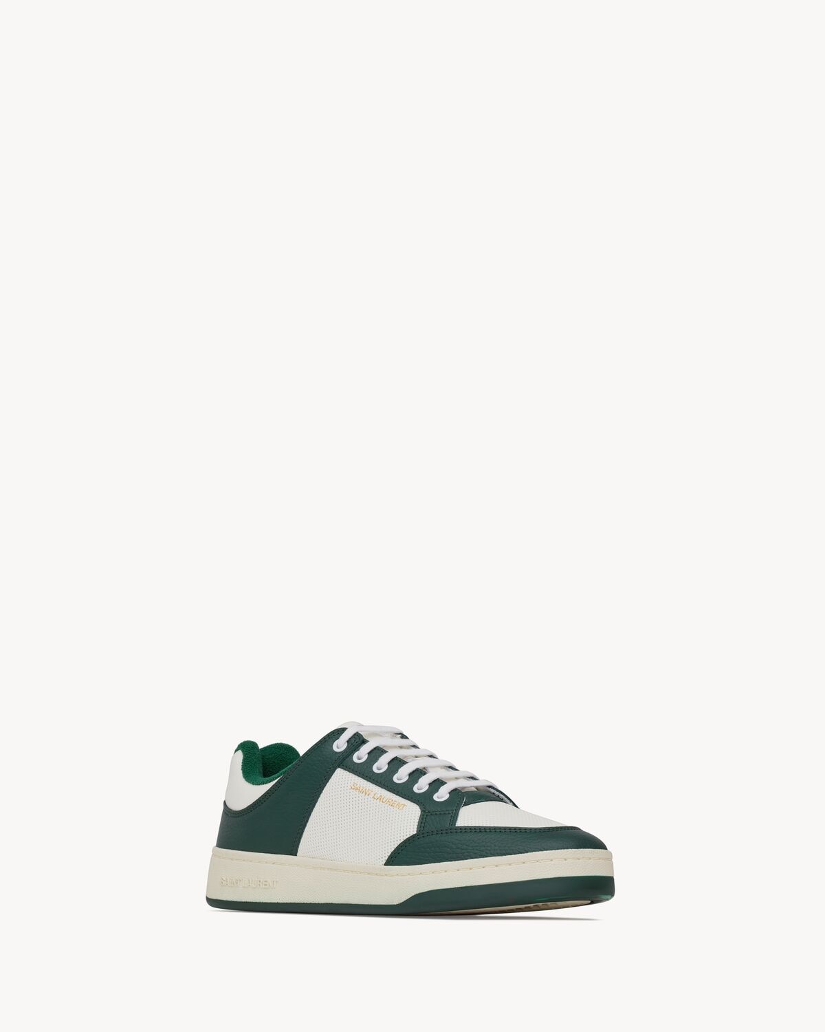 Saint Laurent Sneakers Bajas Sl/61 De Piel Perforada