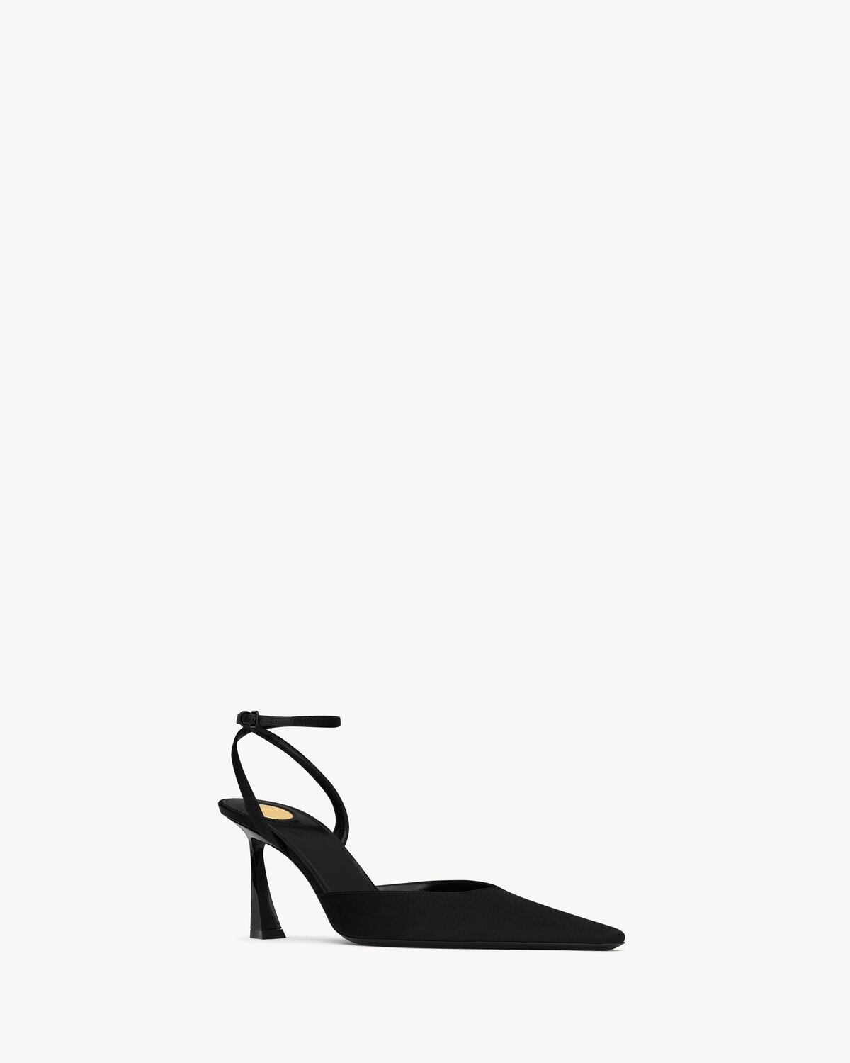 Saint Laurent Zapatos De Salón Slingback Aimée De Crepé De Satén