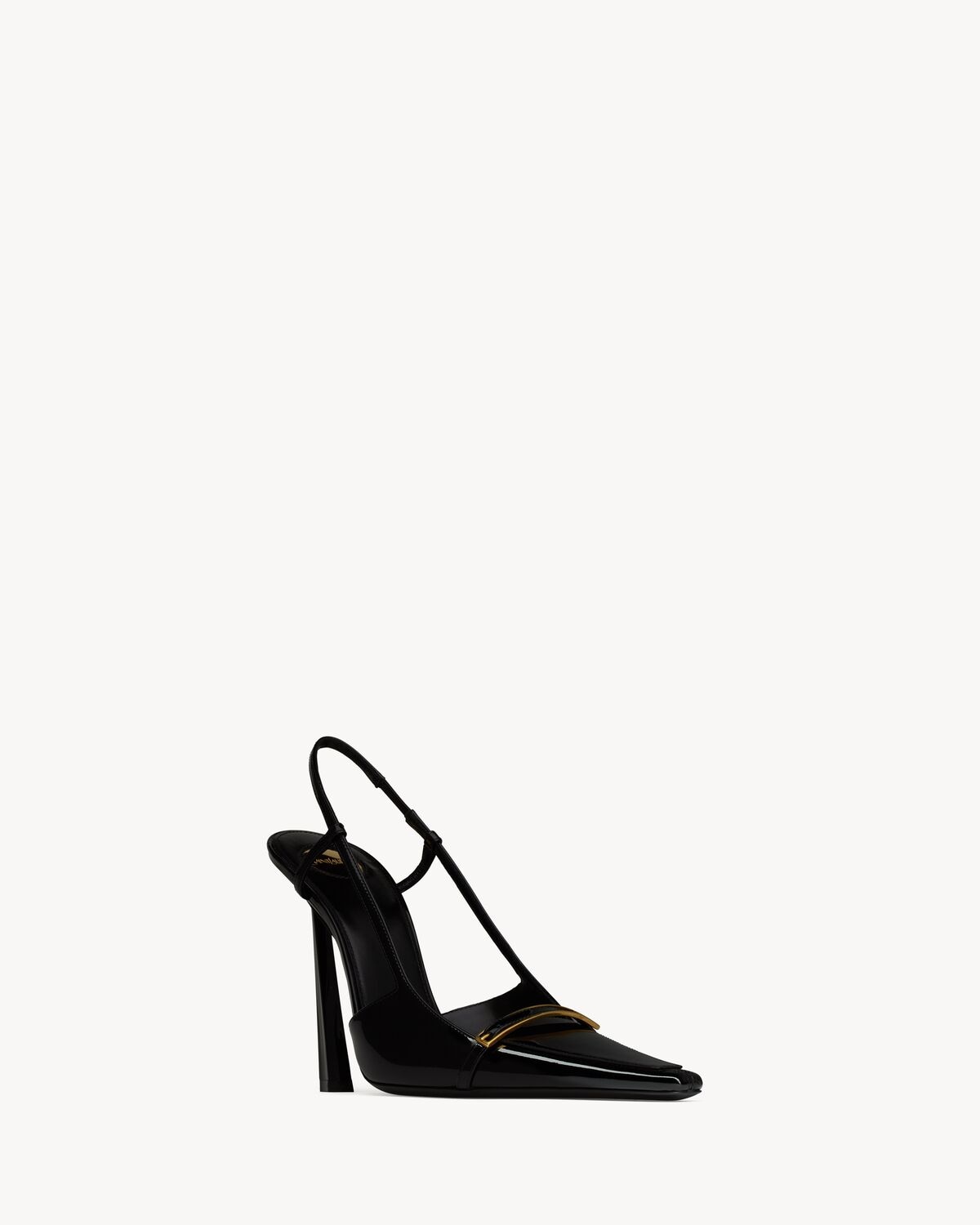 Saint Laurent Zapatos De Salón Slingback Jacqueline De Charol