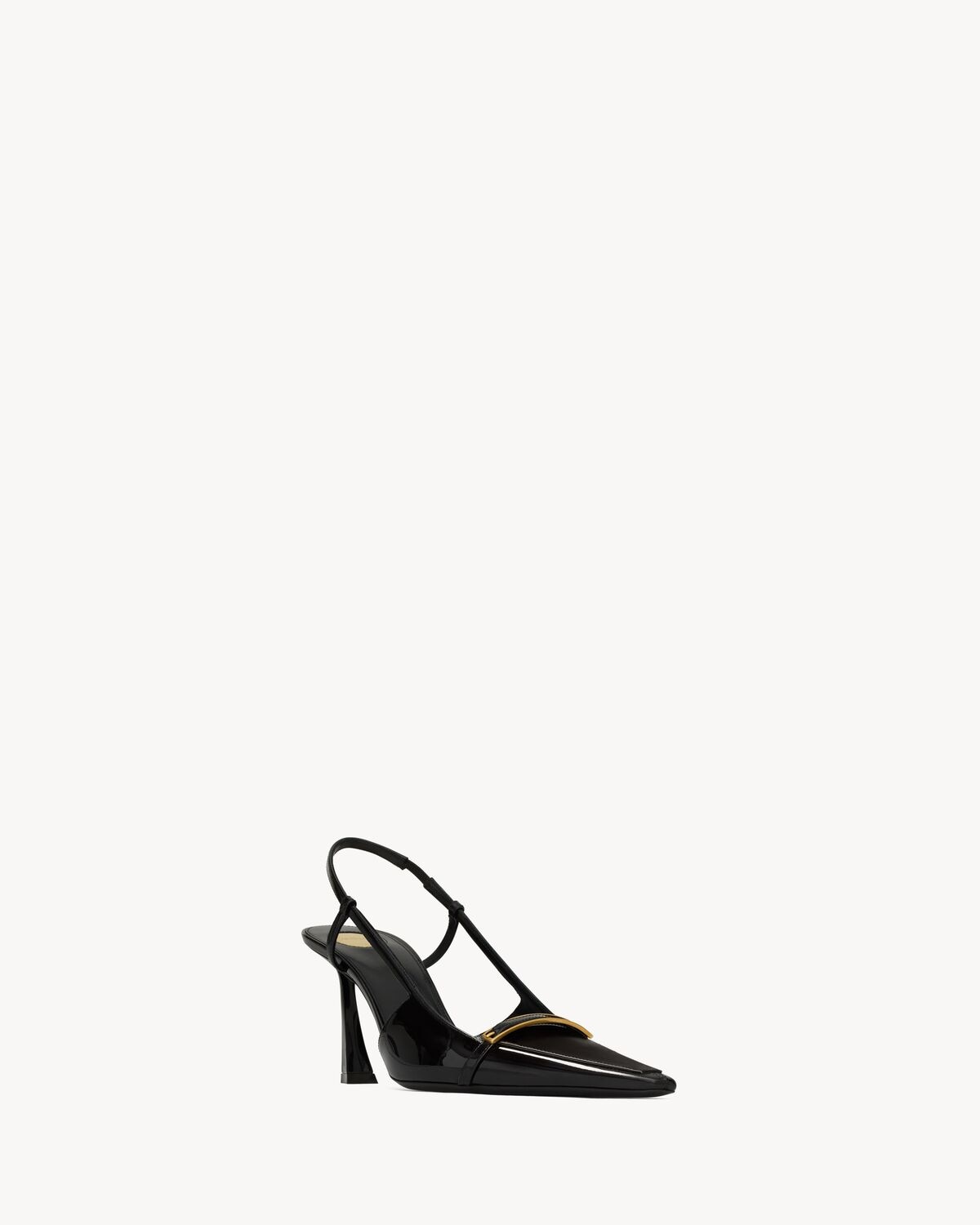 Saint Laurent Zapatos De Salón Slingback Jacqueline De Charol