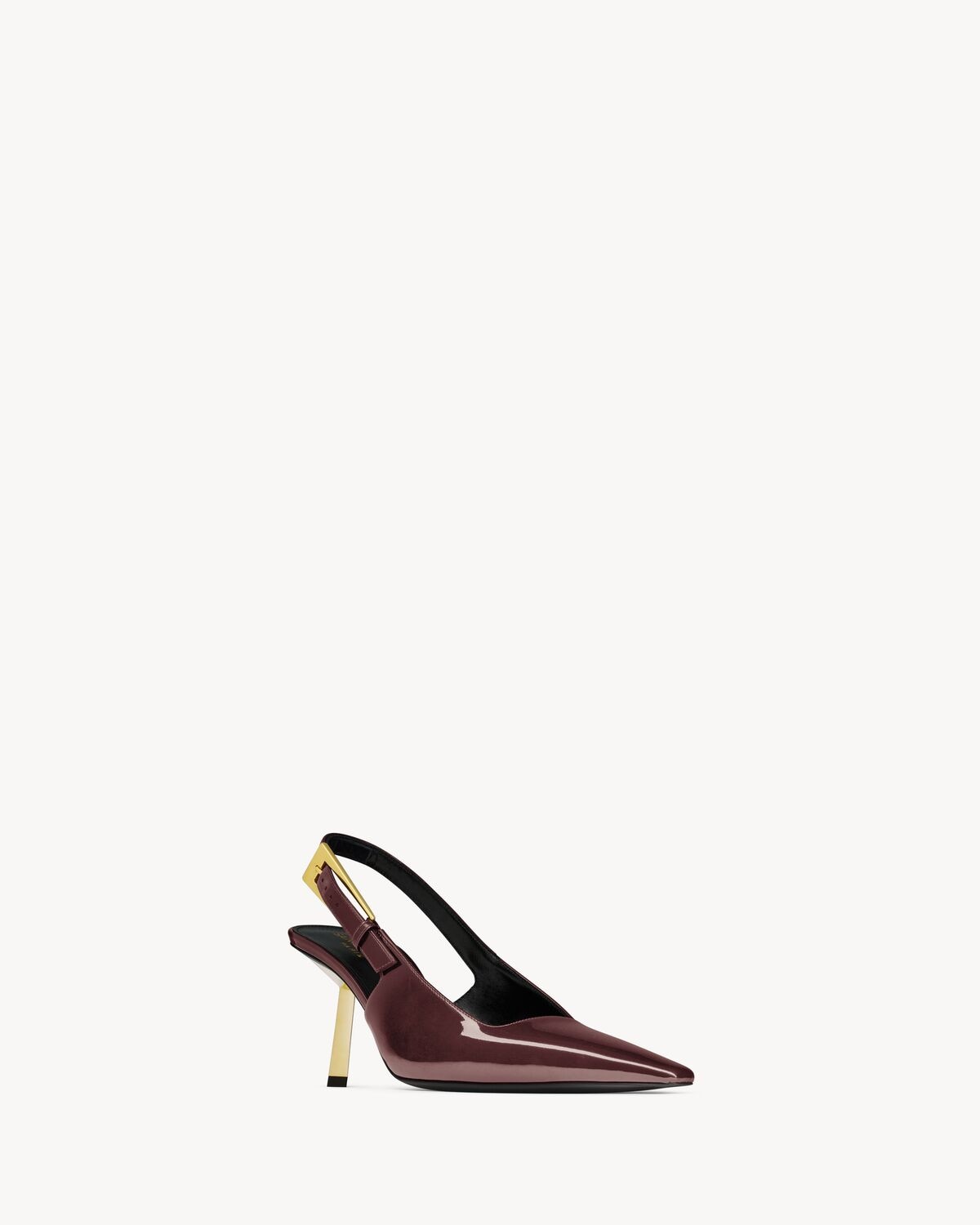 Saint Laurent Zapatos De Salón Slingback Lee De Charol