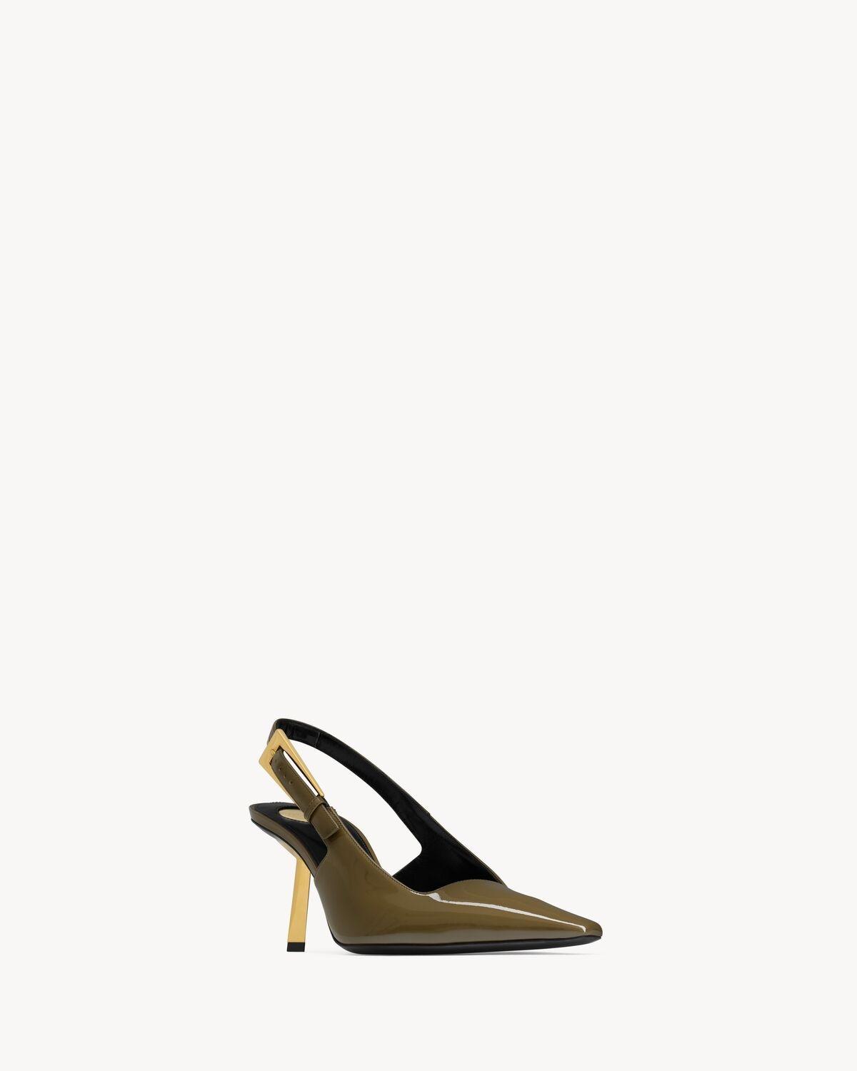Saint Laurent Zapatos De Salón Slingback Lee De Charol