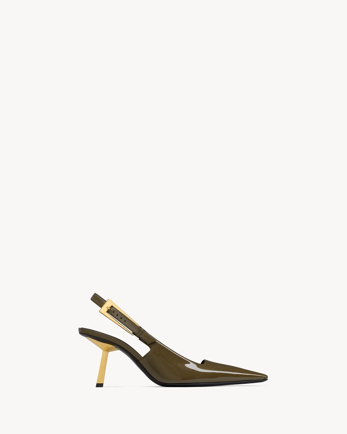 Saint Laurent zapatos de salón slingback lee de charol