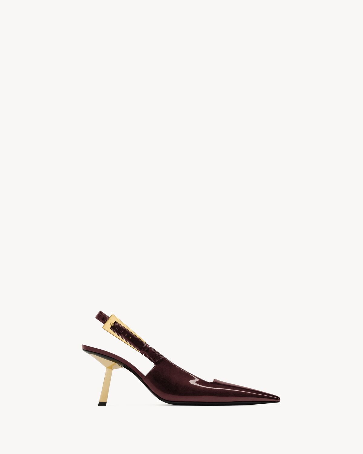 Saint Laurent zapatos de salón slingback lee de charol