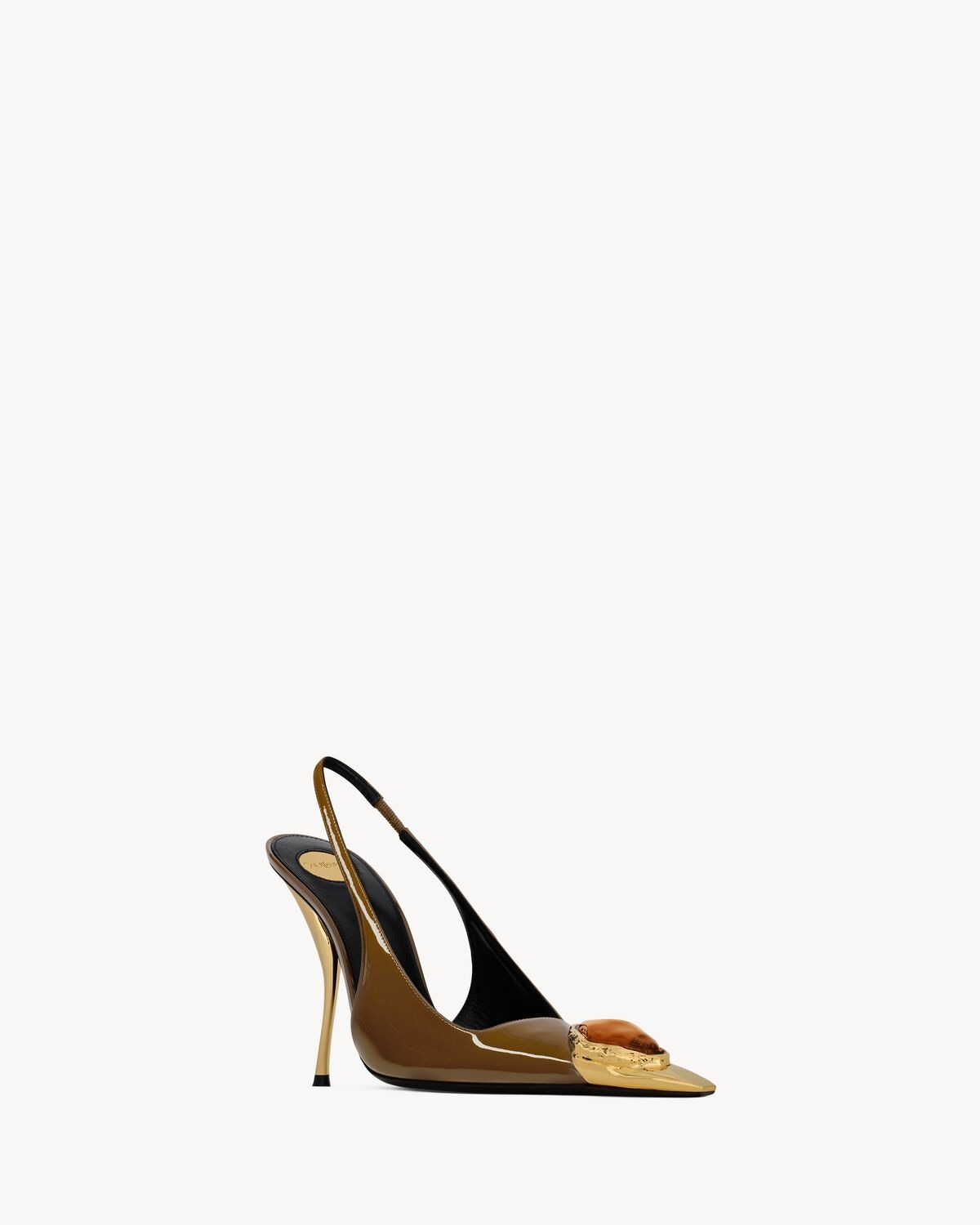 Saint Laurent Zapatos De Salón Slingback Loulou De Charol
