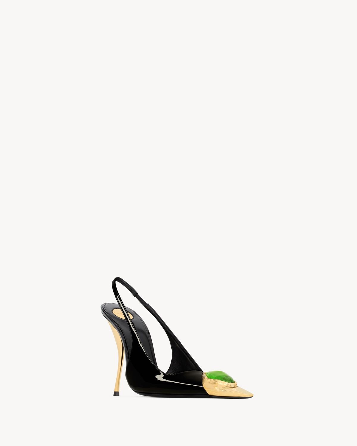 Saint Laurent Zapatos De Salón Slingback Loulou De Charol
