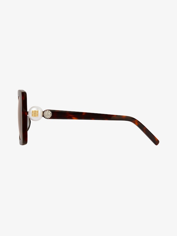 Givenchy 4G Pearl Sunglasses In Acetate With Crystals