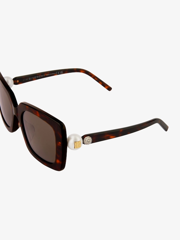 Givenchy 4G Pearl Sunglasses In Acetate With Crystals