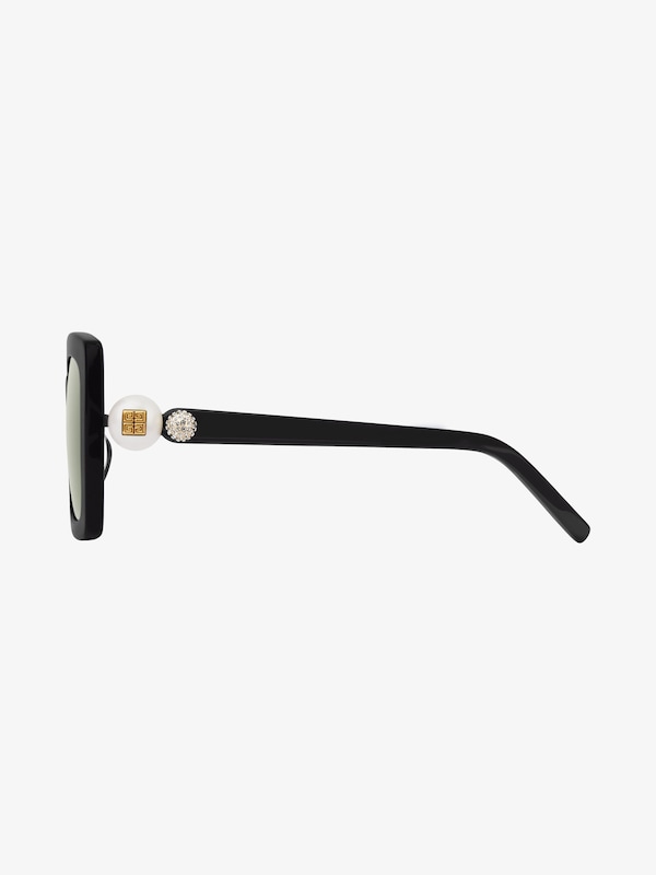 Givenchy 4G Pearl Sunglasses In Acetate With Crystals
