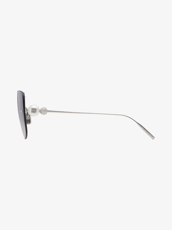 Givenchy 4G Pearl Sunglasses In Metal With Crystals