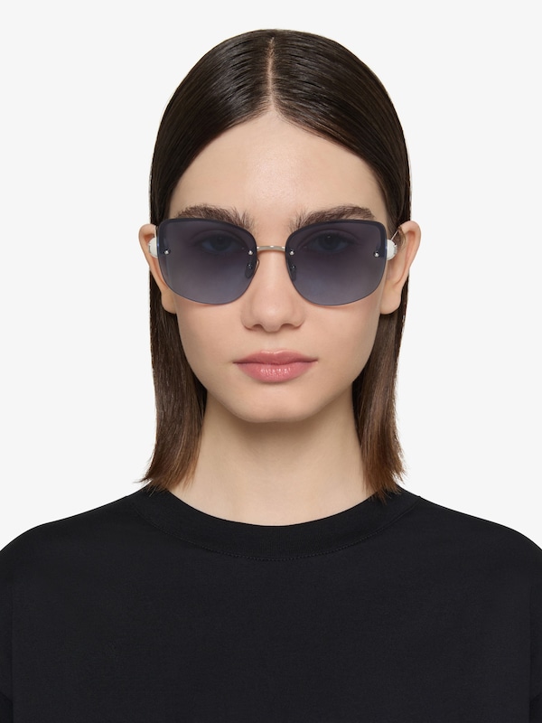 Givenchy 4G Pearl Sunglasses In Metal With Crystals